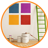 Pintura de casas en exteriores e interiores